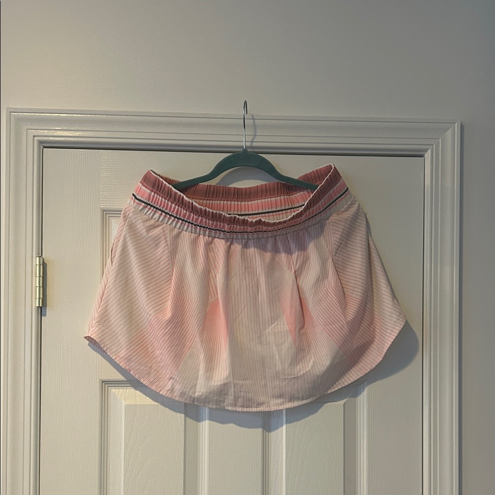 K-Swiss Pink and White tennis or Pickleball skirt